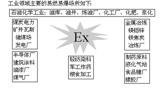 防爆電子秤應(yīng)用行業(yè)