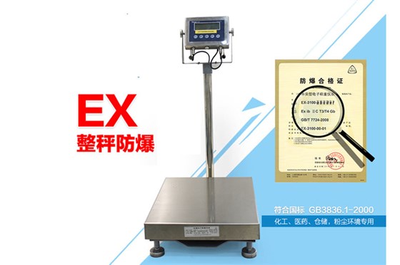 300kg防爆電子臺秤型號、功能、圖片介紹