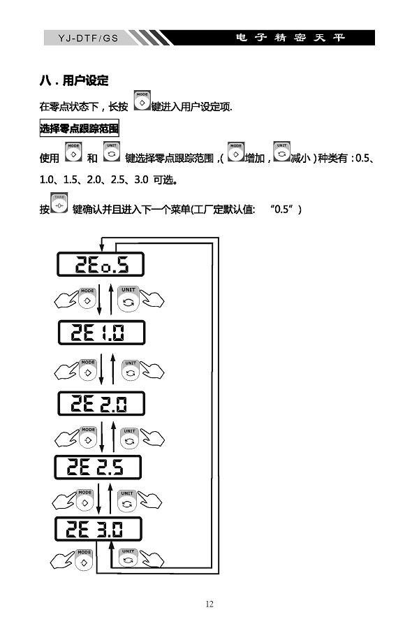 YJ-DTF-GS電子精密天平說明書內(nèi)頁_頁面_13