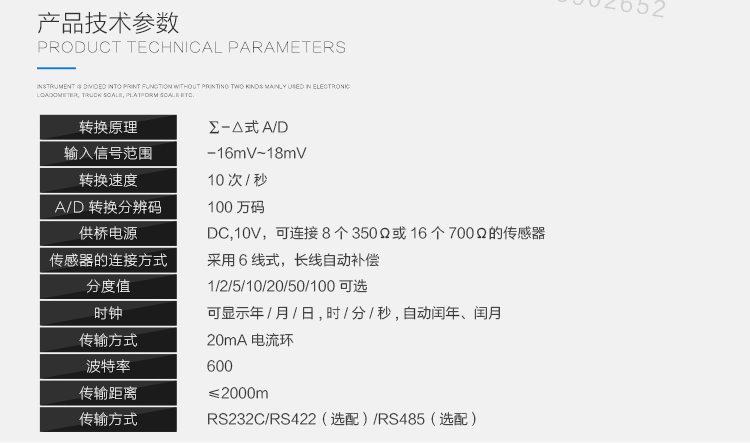 儀表操作參數(shù)2