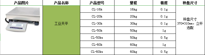 CL系列大型電子工業(yè)天平秤產(chǎn)品規(guī)格、型號(hào)、參數(shù)、精度、量程